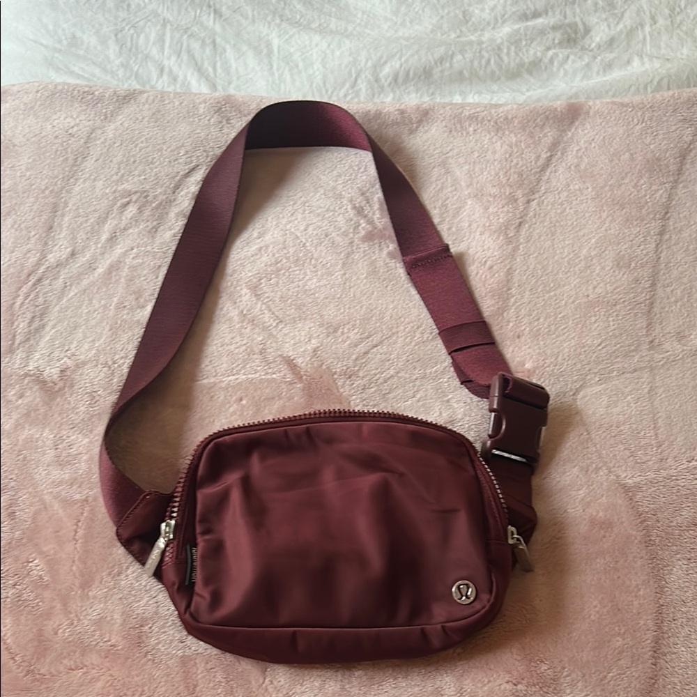 lululemon athletica Burgundy Crossbody Bag